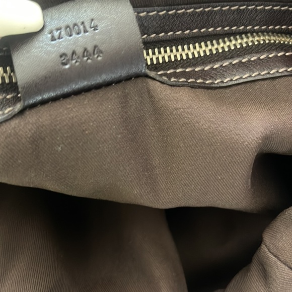 Gucci Monogram GG Brown Horsebit handle Canvas Material Hobo Bag large - Picture 5 of 7